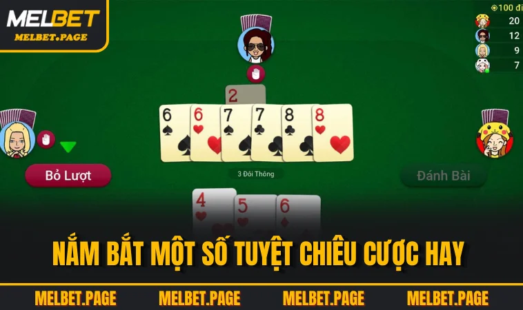 nam bat mot so tuyet chieu cuoc hay Nắm bắt một số tuyệt chiêu cược hay