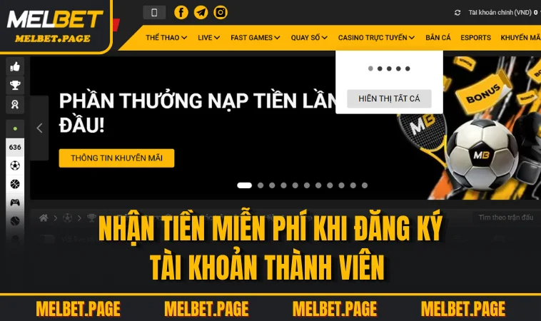 nhan tien mien phi khi dang ky tai khoan thanh vien Nhận tiền miễn phí khi đăng ký tài khoản thành viên